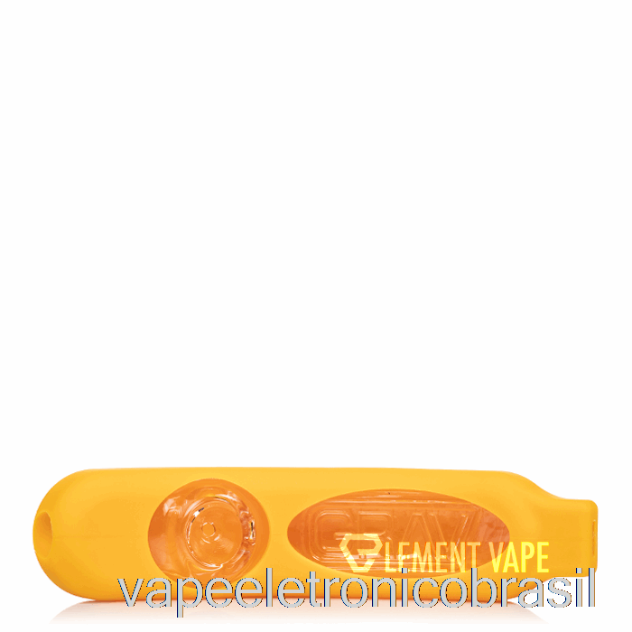 Vape Eletronico Grav Rocker Steamroller Com Pele De Silicone Amarelo Mostarda